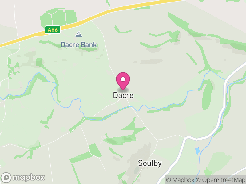 Map of Dacre, Westmorland and Furness