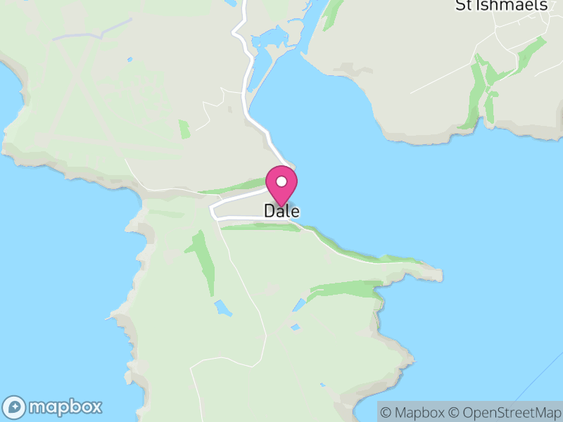 Map of Dale, Pembrokeshire