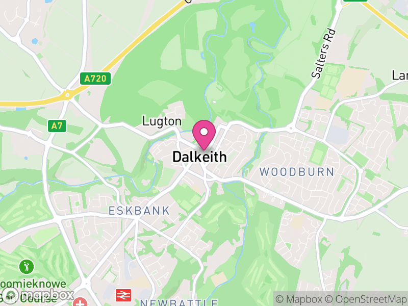 Map of Dalkeith