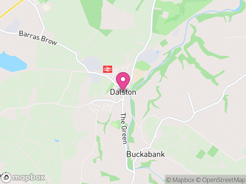 Map of Dalston, Cumberland