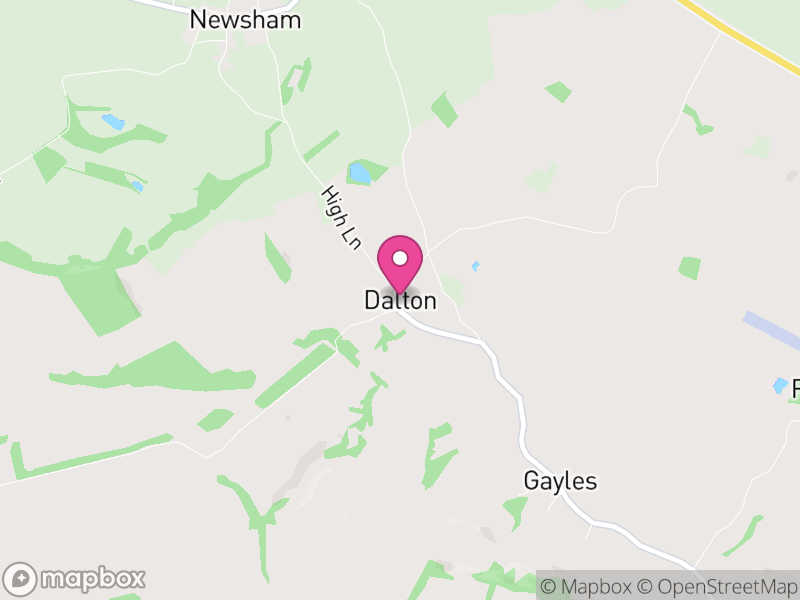 Map of Dalton, North Yorkshire
