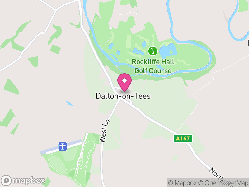 Map of Dalton-on-Tees, North Yorkshire
