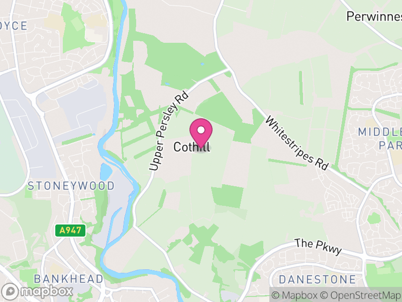 Map of Danestone, Aberdeen