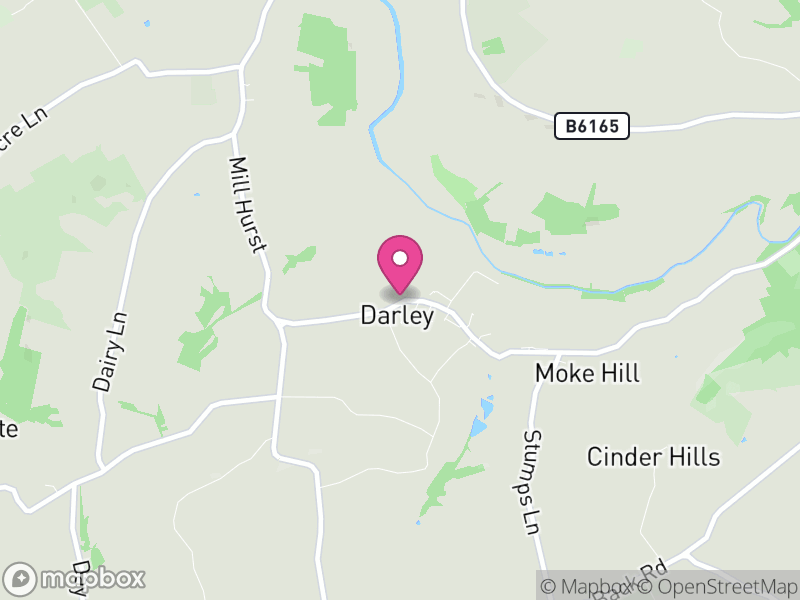 Map of Darley and Menwith, North Yorkshire