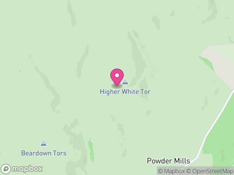 Map of Dartmoor Forest, West Devon