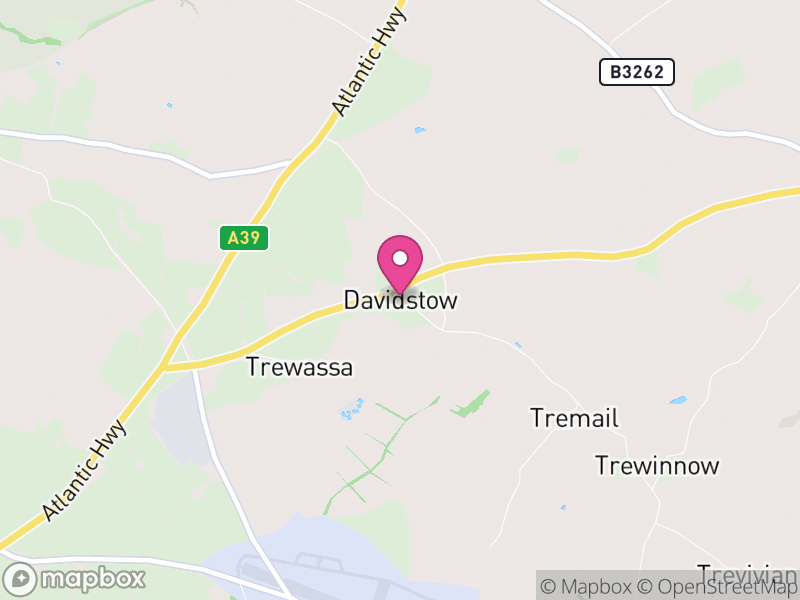 Map of Davidstow, Cornwall