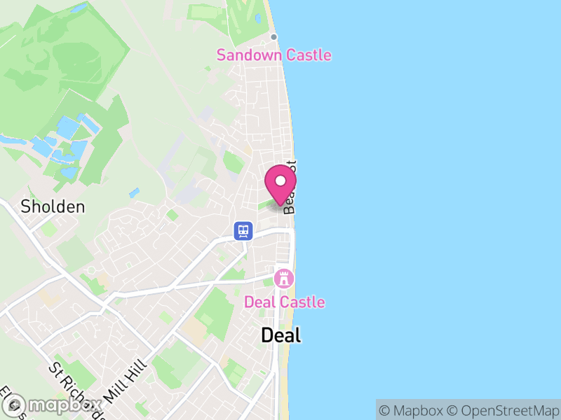 Map of Deal, Dover