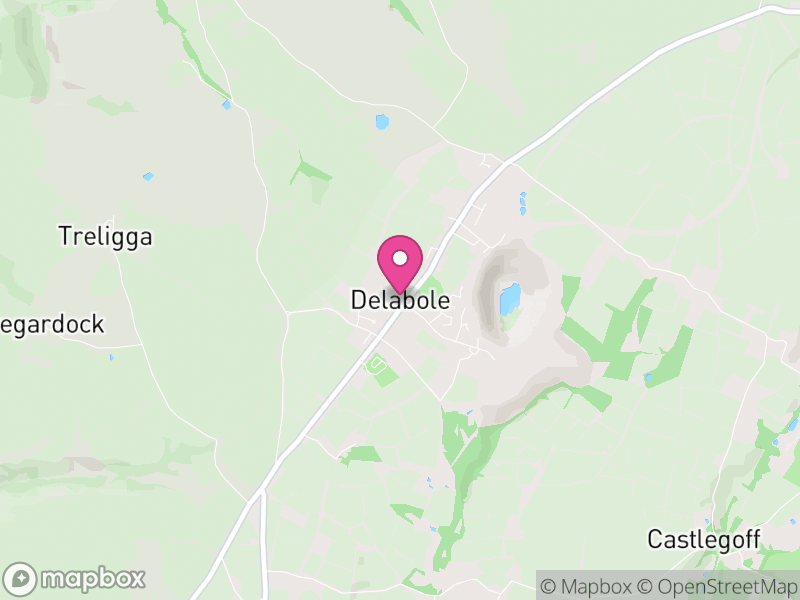 Map of Delabole, Cornwall