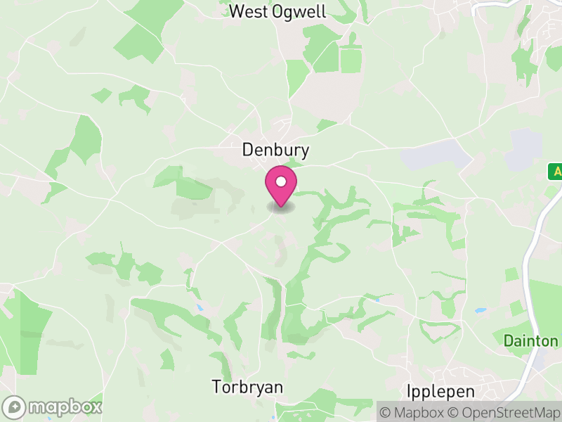 Map of Denbury and Torbryan, Teignbridge