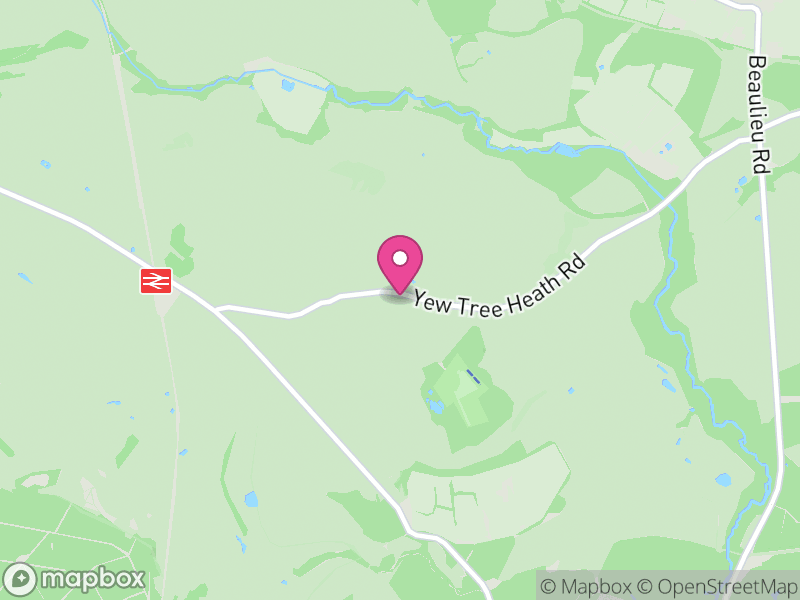 Map of Denny Lodge, New Forest