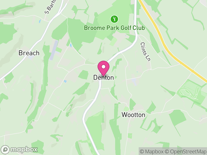 Map of Denton with Wootton, Dover