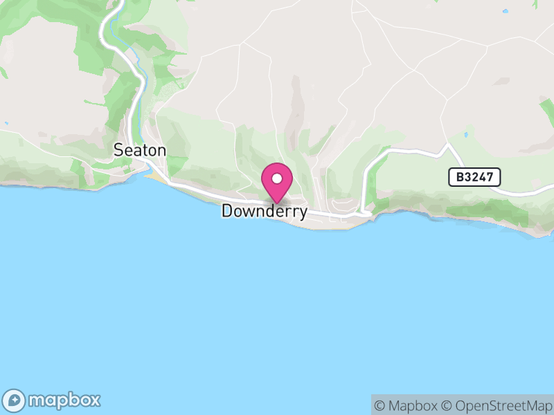 Map of Deviock, Cornwall