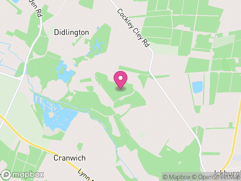 Map of Didlington, Breckland