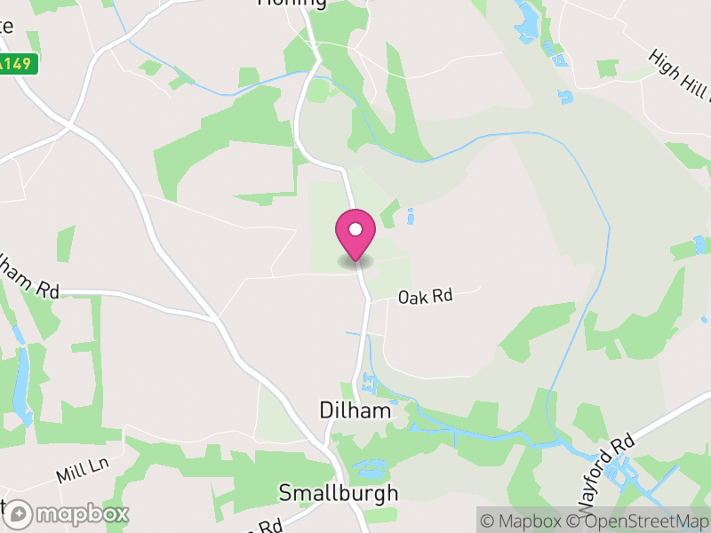 Map of Dilham, North Norfolk