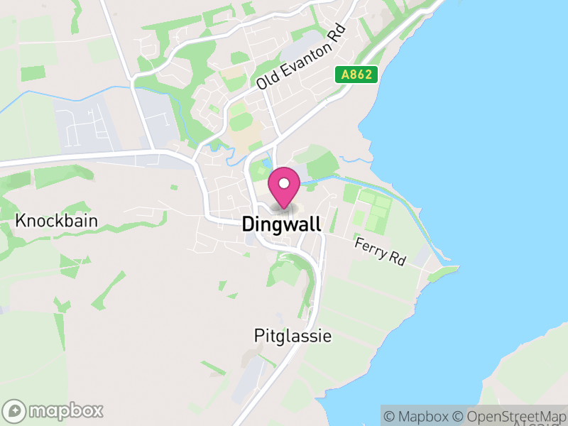 Map of Dingwall