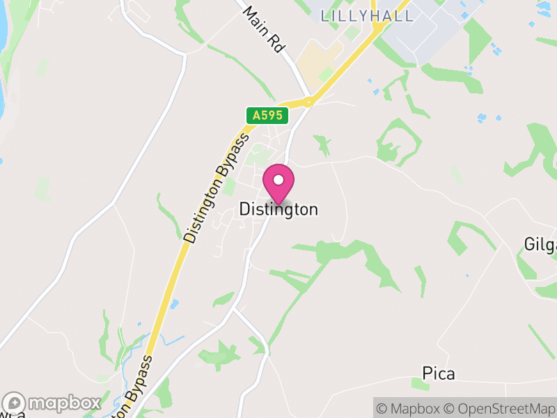 Map of Distington, Cumberland