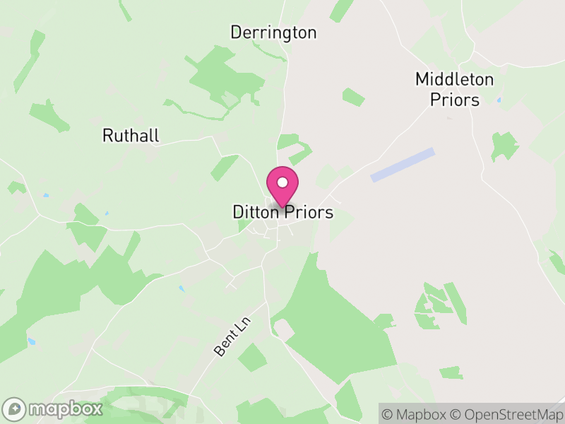 Map of Ditton Priors, England