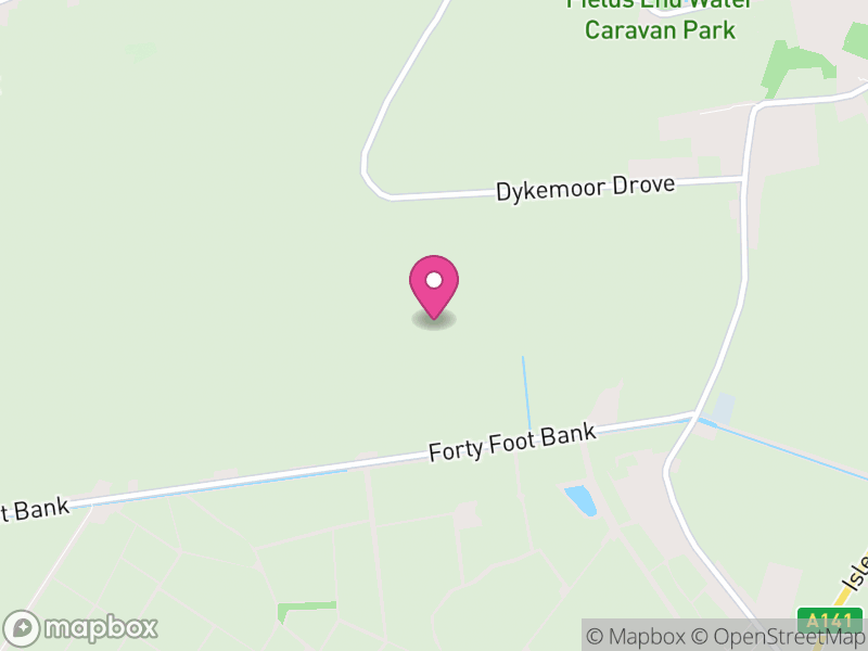 Map of Doddington, Fenland