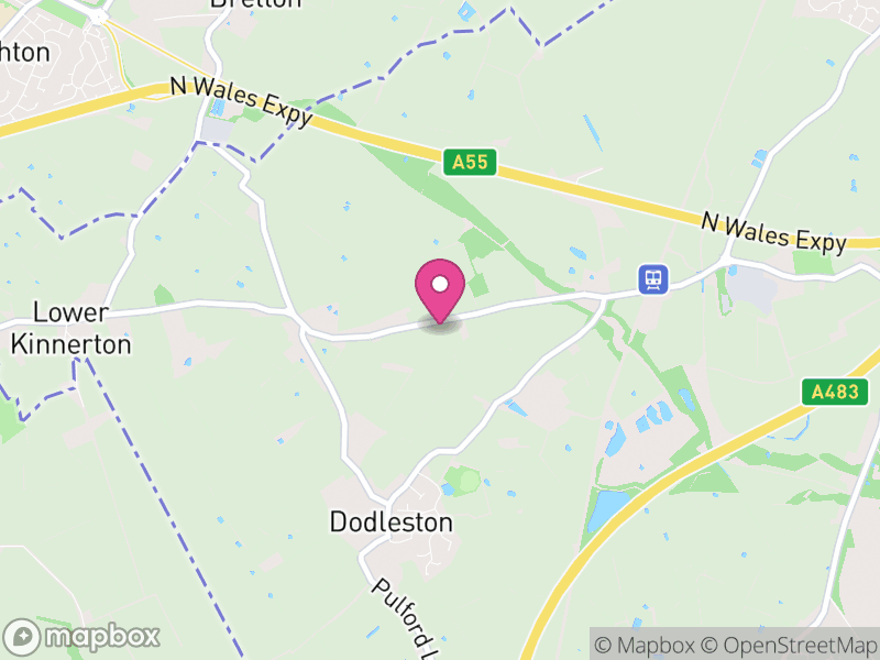 Map of Dodleston, Cheshire West and Chester