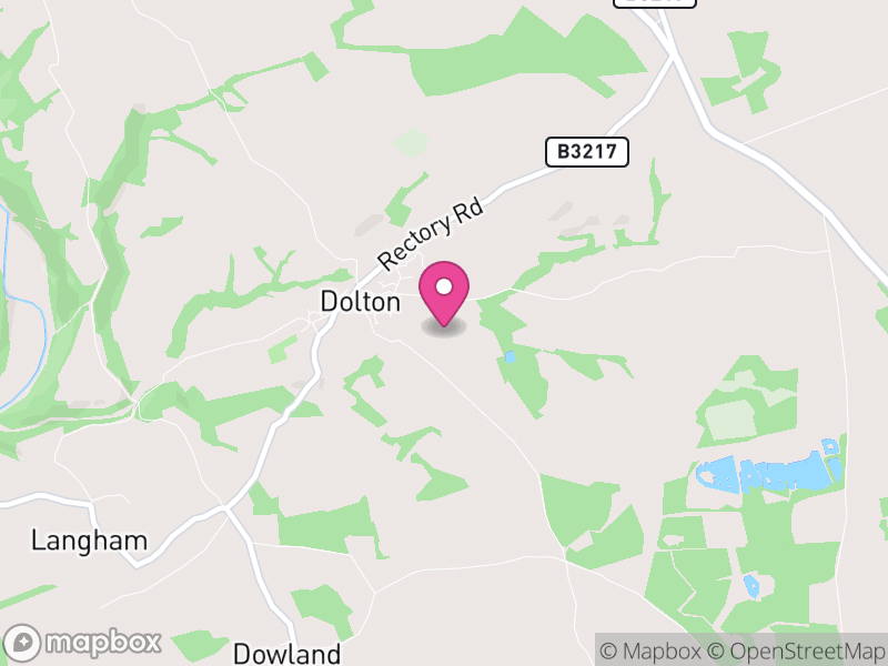 Map of Dolton, Torridge