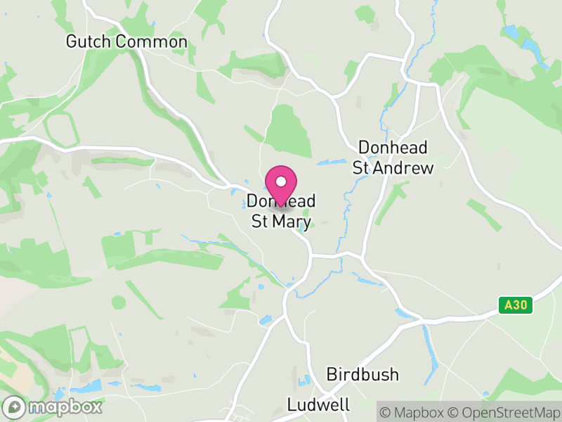 Map of Donhead St. Mary, Wiltshire