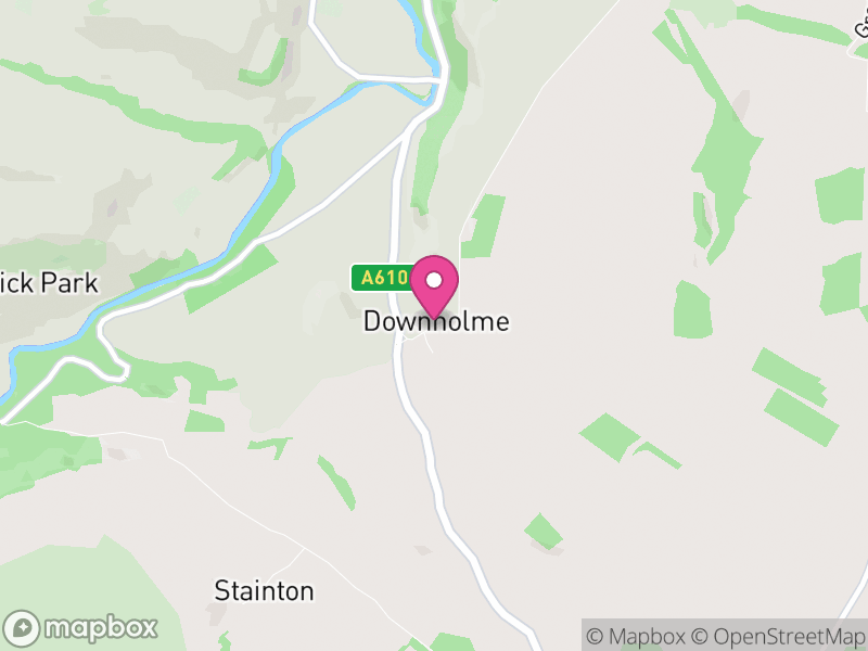Map of Downholme, North Yorkshire