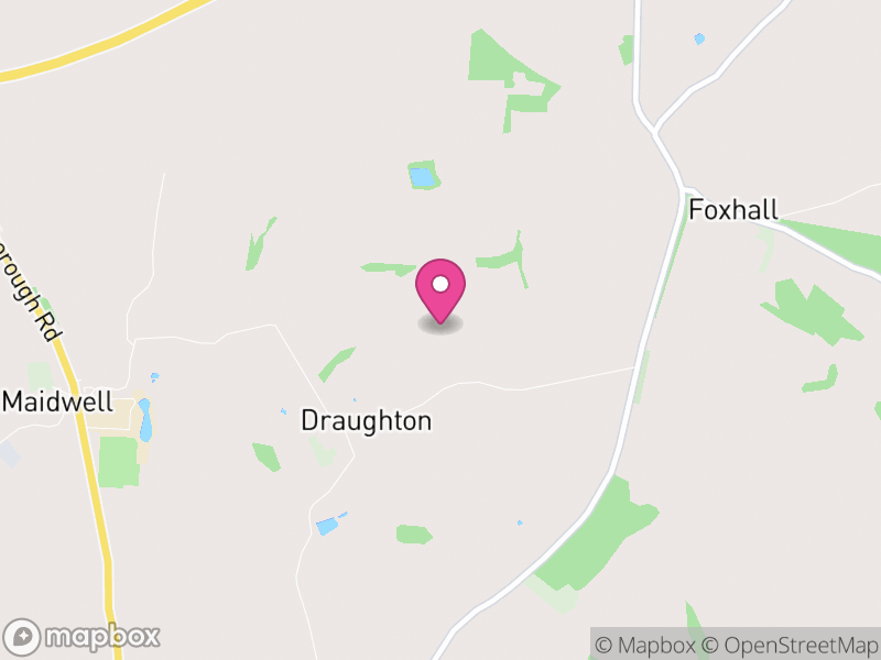 Map of Draughton, West Northamptonshire