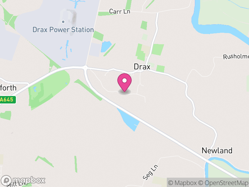 Map of Drax, North Yorkshire