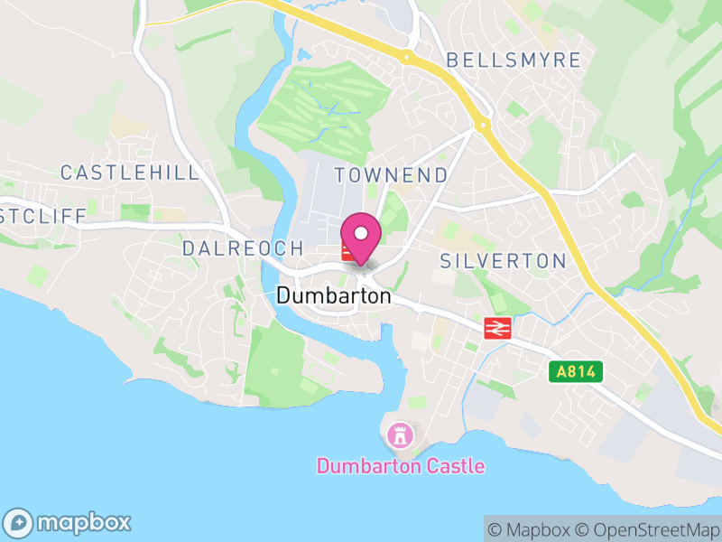 Map of Dumbarton