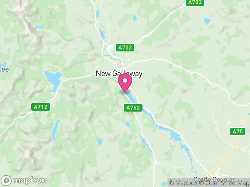 Map of Dumfries and Galloway, Scotland