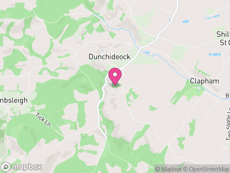 Map of Dunchideock, Teignbridge