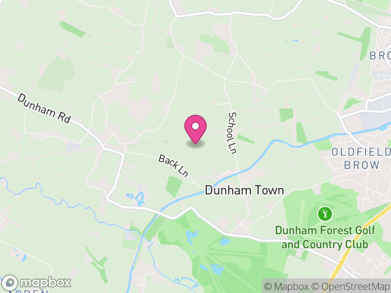 Map of Dunham Massey, Trafford