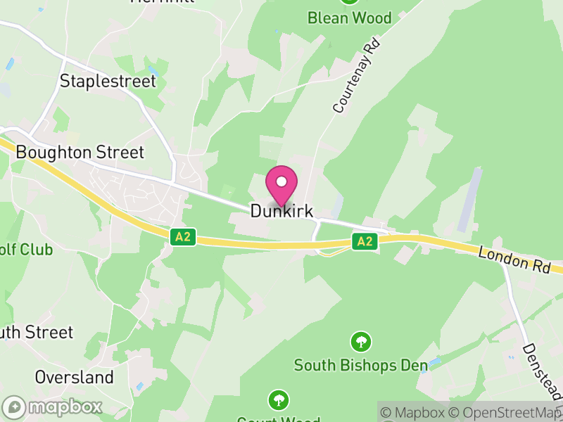 Map of Dunkirk, Swale