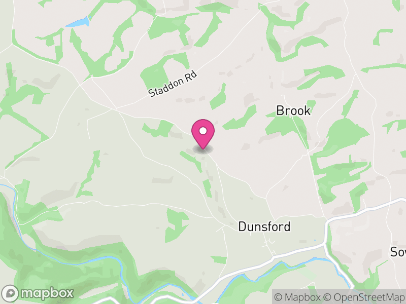 Map of Dunsford, Teignbridge