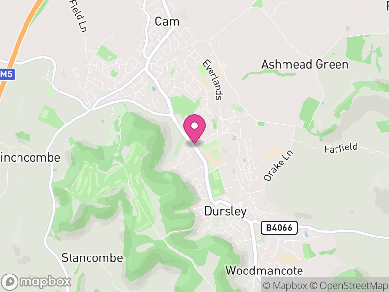 Map of Dursley, Stroud