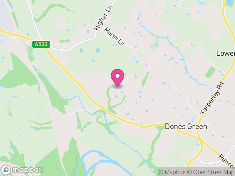 Map of Dutton, Cheshire West and Chester