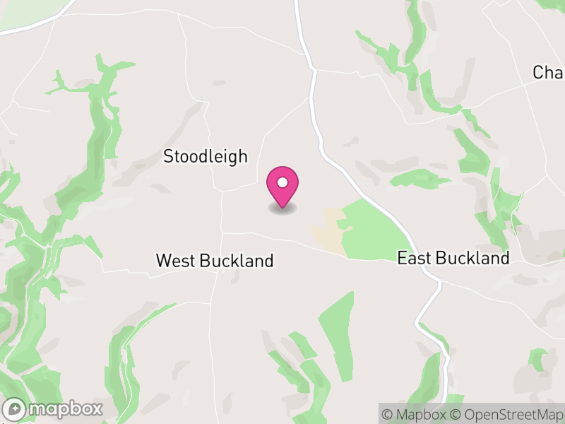 Map of East and West Buckland, North Devon