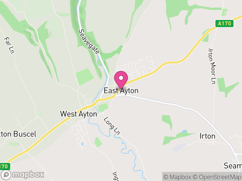 Map of East Ayton, North Yorkshire