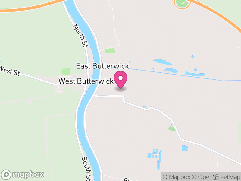 Map of East Butterwick, North Lincolnshire
