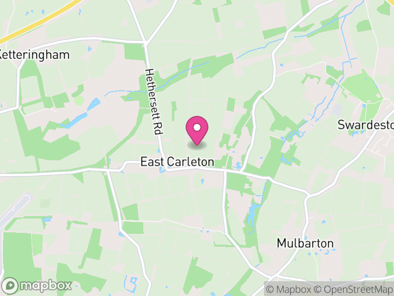 Map of East Carleton, South Norfolk