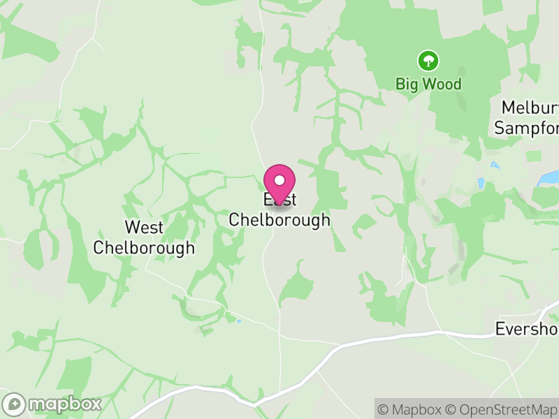 Map of East Chelborough, Dorset