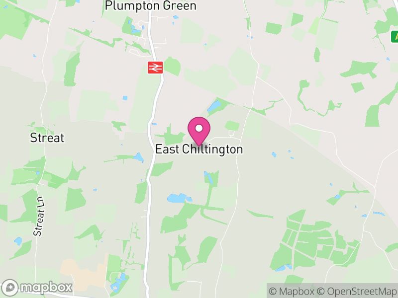 Map of East Chiltington, Lewes