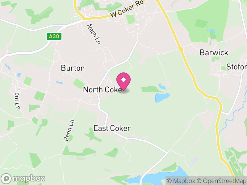 Map of East Coker, Somerset
