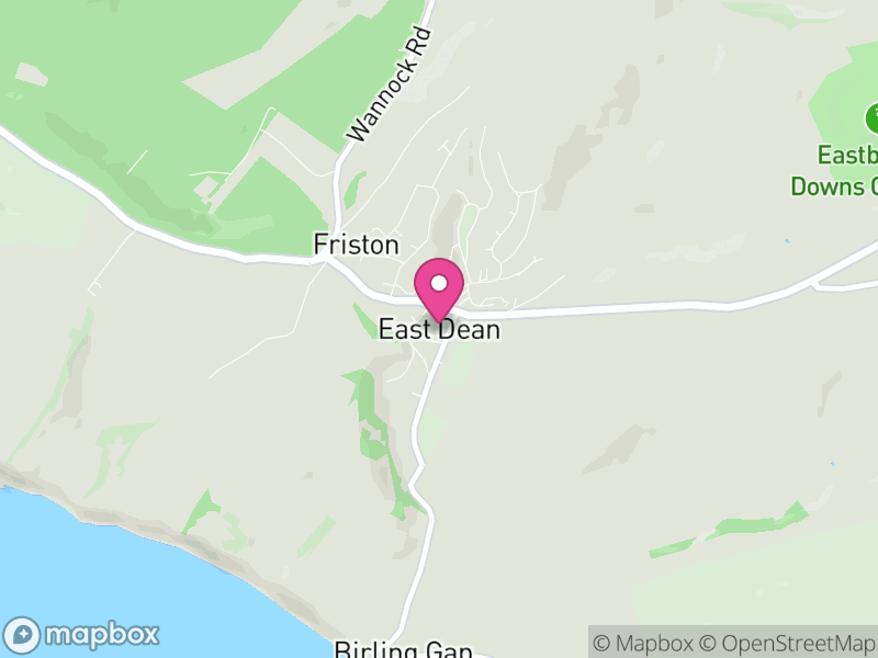 Map of East Dean and Friston, Wealden