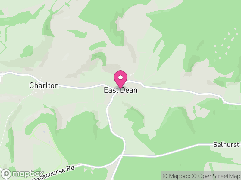 Map of East Dean, Chichester