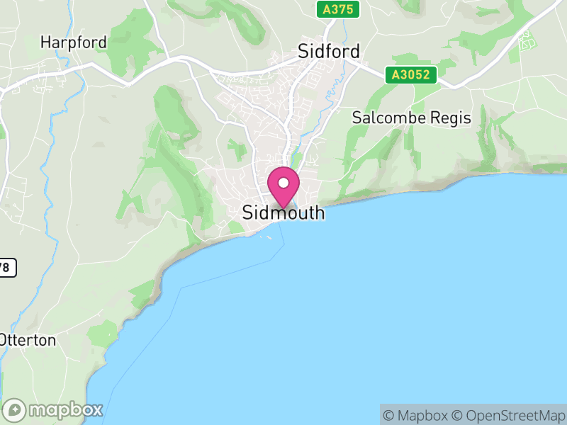 Map of East Devon, Devon