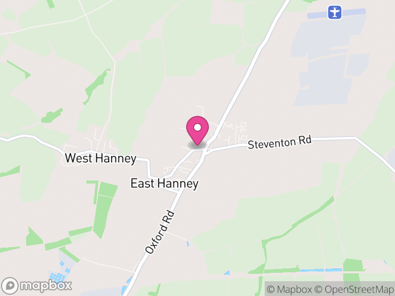 Map of East Hanney, Vale of White Horse