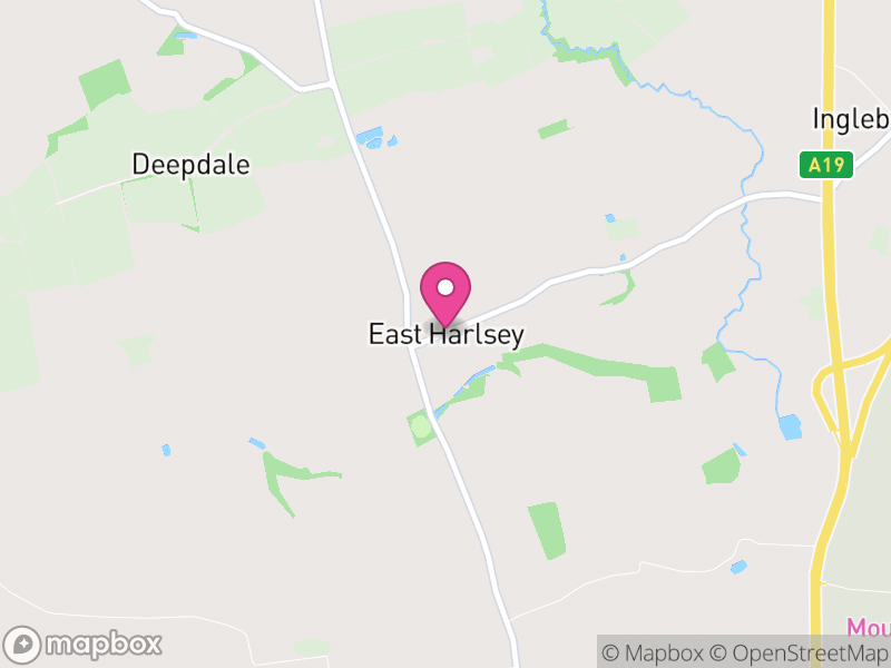 Map of East Harlsey, North Yorkshire