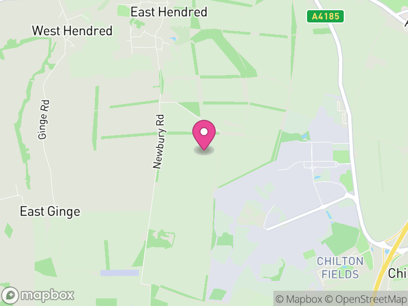 Map of East Hendred, Vale of White Horse