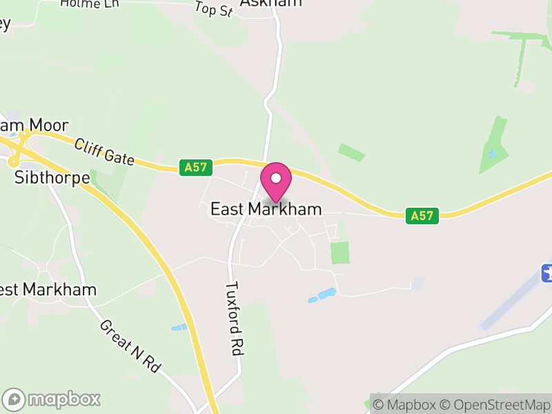 Map of East Markham, Bassetlaw